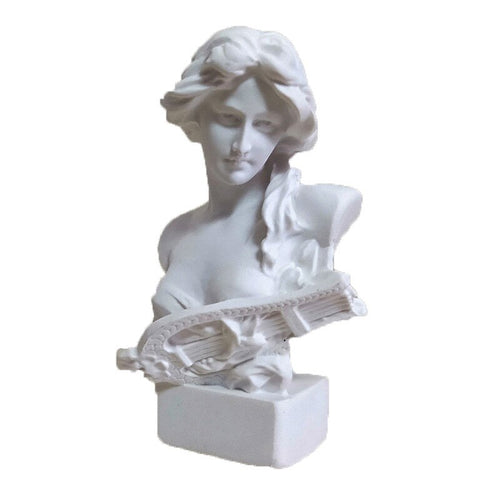 David Venus Athena Sona Goddess Bust Art Sculpture Resin Crafts Decorations For Home Mini Gypsum Statue Art Material R3230
