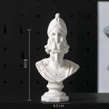 Load image into Gallery viewer, David Venus Athena Sona Goddess Bust Art Sculpture Resin Crafts Decorations For Home Mini Gypsum Statue Art Material R3230