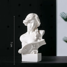 Load image into Gallery viewer, David Venus Athena Sona Goddess Bust Art Sculpture Resin Crafts Decorations For Home Mini Gypsum Statue Art Material R3230