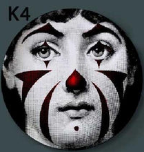 Load image into Gallery viewer, Fornasetti Decorative Plate Hanging Ceramic Craft Home Furnishing Wall Decorative Dish Italy Style Background Painting Adornment