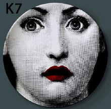 Load image into Gallery viewer, Fornasetti Decorative Plate Hanging Ceramic Craft Home Furnishing Wall Decorative Dish Italy Style Background Painting Adornment