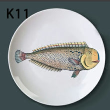 Load image into Gallery viewer, Fornasetti Decorative Plate Hanging Ceramic Craft Home Furnishing Wall Decorative Dish Italy Style Background Painting Adornment
