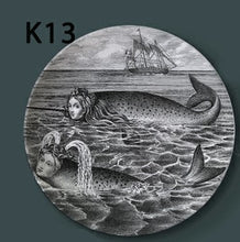 Load image into Gallery viewer, Fornasetti Decorative Plate Hanging Ceramic Craft Home Furnishing Wall Decorative Dish Italy Style Background Painting Adornment