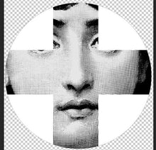 Load image into Gallery viewer, Fornasetti Decorative Plate Hanging Ceramic Craft Home Furnishing Wall Decorative Dish Italy Style Background Painting Adornment