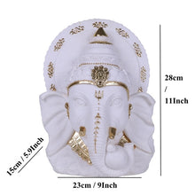Load image into Gallery viewer, VILEAD Sandstone Indian Ganesha Elephant God Statue Religious Hindu Elephant-Headed Fengshui Buddha Sculpture Home Decor Crafts
